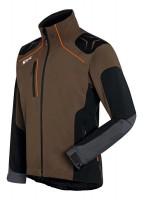 Stihl X-SHELL Jacket, Black/Brown XXL