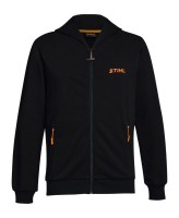 Stihl 04211002556 Black Logo Hoodie Jacket, Size Large (L)