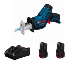 Bosch GSA 12V-14 Cordless Reciprocating Saw 12V + 2X 12V Batteries & Charger Starter Kit