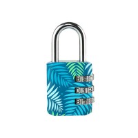 Master Lock 30mm Combination Padlock Blue Leaves Design