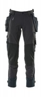 Mascot 17031-311 Advanced Stretch Work Trouser with Holster Pockets - Black 30R