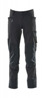 Mascot 17179-311 Advanced Stretch Work Trousers with Kneepad Pockets - Black 30R