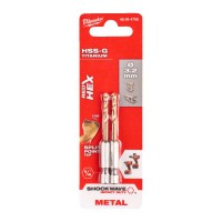 Milwaukee Metal Drill SWave HSS-G Ti. 3.2mm -2pcs