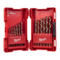 Milwaukee HSS-G Co Drill (DIN338) Set -19pcs