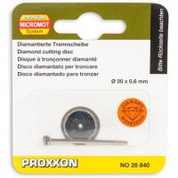 Proxxon 202350 Diamond Cutting Disc 20 Mm + Arbor