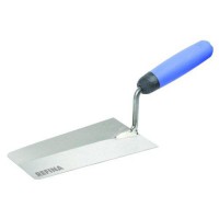 REFINA Bucket Trowel 8\" Sq End SS HD Rounded Edges