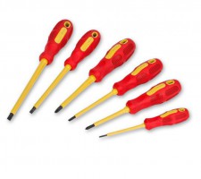 Proxxon 22630 Flex-Dot Insulated VDE Screwdriver Set Slotted & Phillips ( 6 Piece )
