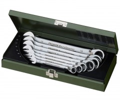 Proxxon 23124 7-piece 8-19mm Industrial 72-teeth MicroSpeeder Combination Spanner Set