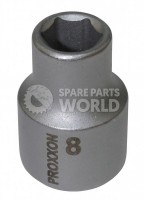 Proxxon 23504 3/8\" Drive Socket, 8 mm NO 23 504