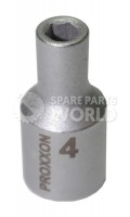 Proxxon 23710 1/4\" 4mm Chrome-Vanadium Steel Socket