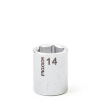Proxxon 23729 1/4\" 14mm Chrome-Vanadium Steel Socket