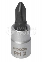 Proxxon 23731 33mm Philips Screwdriver Bit PH2 with 1/4\" Socket