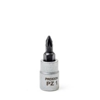 Proxxon 23733 33mm Pozidriv Screwdriver Bit PZ1 with 1/4\" Socket