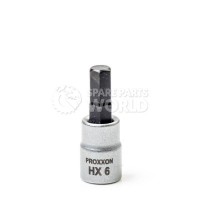 Proxxon 23749 33mm Long HX 6mm 1/4\" Allen Socket Bits