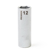 Proxxon 23775 1/4\" 12mm Chrome-Vanadium Steel Deep Socket
