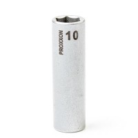 Proxxon 23778 1/4\" 10mm Chrome-Vanadium Steel Deep Socket