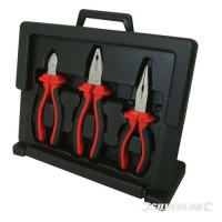 Silverline 282501 Pack of 3 VDE Expert Pliers Set