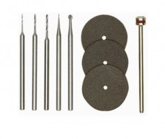 Proxxon 28930 Electronic Drilling Grinding Technician Set 9 Piece NO 28 930