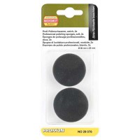 Proxxon 29078 Professional Soft (Black) Polishing Sponges (Pack of 2)
