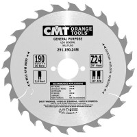 CMT 291.190.24M Universal Crosscut TCT Circular Saw Blade 190mm x 30mm 24 Teeth