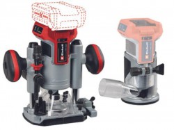 Einhell 4350410 TP-RO 18 Set Li BL-Solo PXC 18V Cordless 1/4\"  Palm / Trim Router & 1/4\" Router Set, Body Only