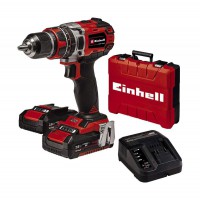 Einhell 4513940 TE-CD 18/50 Li-i BL PXC 18V Cordless Brushless 50Nm Combi Drill Kit With 2 x 2Ah Batteries & 1x Charger