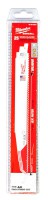 Milwaukee 48008027 Pack of 25 Wood with Nails AX Sawzall Reciprocating Saw Blades 300mm x 5TPI
