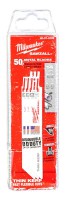 Milwaukee Pack of 50 Metal Cutting Sawzall Reciprocation Saw Blades 150mm x 14TPI