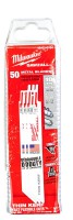 Milwaukee Pack of 50 Metal Cutting Sawzall Reciprocating Saw Blades 150mm x 18TPI