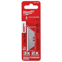 Milwaukee 48221905 Pack of 5 General Purpose Utility Knife Blades