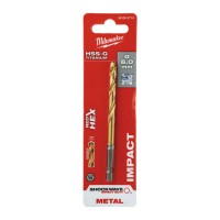 Milwaukee Metal Drill SWave HSS-G Ti. 6mm -1pc NEW