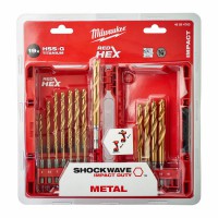 Milwaukee Metal Drill SWave HSS-G Ti. 19pc Set -19pc