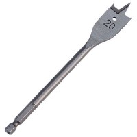 Genuine Milwaukee 4932363138 20mm x 160mm 3 Flat Shank Drill Bit