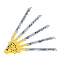 Milwaukee 4932373392 5 Pack Of 50mm x 1.3mm Bi-Metal Wood & P.V.C Jigsaw Blade
