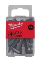 Milwaukee 4932399590 S/Driving Bit PZ 2 x 25mm - 25pcs