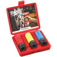 Milwaukee SHOCKWAVE IMPACT DUTY Automotive 3pcs Socket Set - 1pc