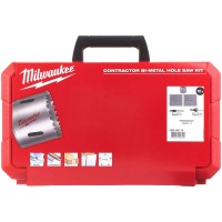 Milwaukee 4932464719 10 Piece Contractor Bi-Metal Hole Saw Set