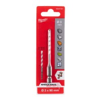 Milwaukee Multifunction TCT Drill Bit with Hexagon Clamp 3mm x 90mm - 1pc
