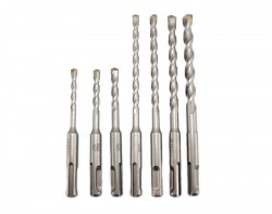 Milwaukee 4932471245 7 Piece Contractor 2C SDS-Plus Hammer Drill Bit Set