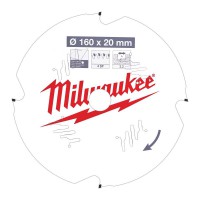 Milwaukee 4932471293 Circular Saw Blade 160mm x 20mm 4T