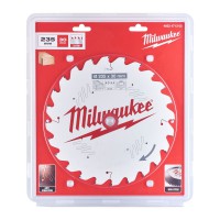 Milwaukee 4932471305 Wood Cutting Circular Saw Blade 235mm x 30mm 24T