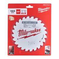 Milwaukee 4932471311 Wood Cutting Circular Saw 165mm x 15.87mm 24T