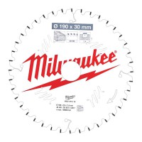 Milwaukee 4932471314 Wood Cutting Circular Saw Blade 190mm x 30mm 40T