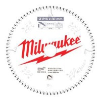 Milwaukee 4932471319 Aluminium Cutting Circular Saw Blade 216mm x 30mm 80T