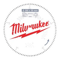Milwaukee 4932471322 Wood Cutting Circular Saw Blade 305mm x 30mm 100T