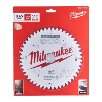 Milwaukee 4932471325 Wood Cutting Circular Saw Blades 210mm x 30mm 48T