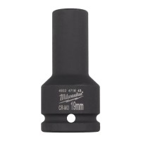 (NO LONGER AVAILABLE) Milwaukee SHOCKWAVE IMPACT DUTY  3/4\" Impact Socket Long 19mm - 1pc