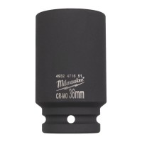 Milwaukee SHOCKWAVE IMPACT DUTY  3/4\" Impact Socket Long 36mm - 1pc