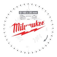 Milwaukee 4932471932 Wood Cutting Circular Saw Blade 165mm x 20 40T