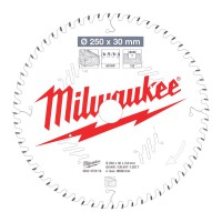 Milwaukee 4932472016 Wood Cutting Circular Saw Blades 250mm x 30mm 60T